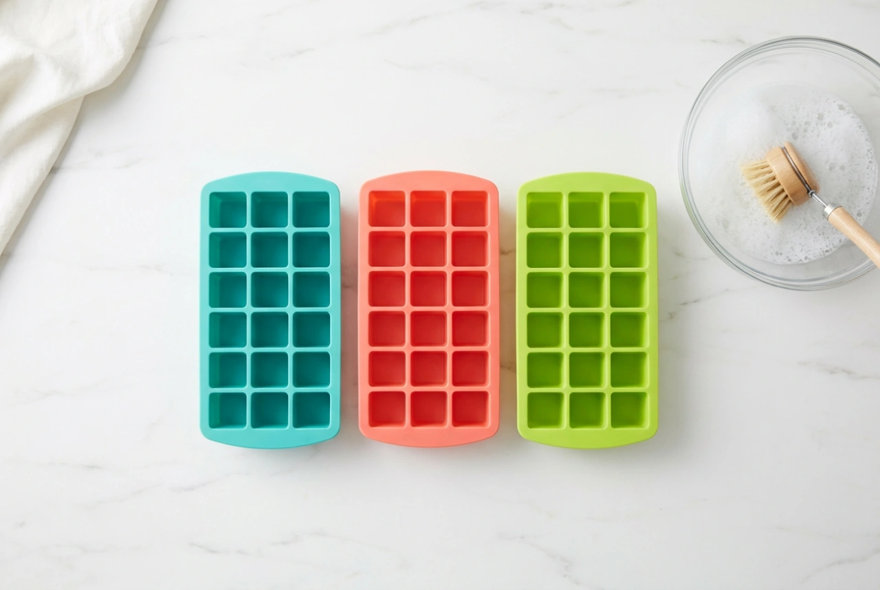 How to Wash and Store Silicone Ice Cube Trays in the Kitchen