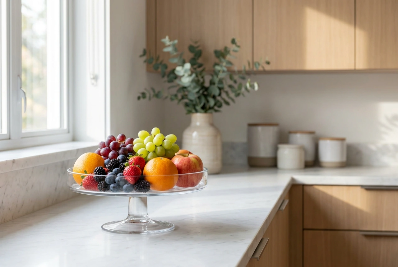 How to Arrange Fruit on a Glass Stand to Keep It Fresh Longer