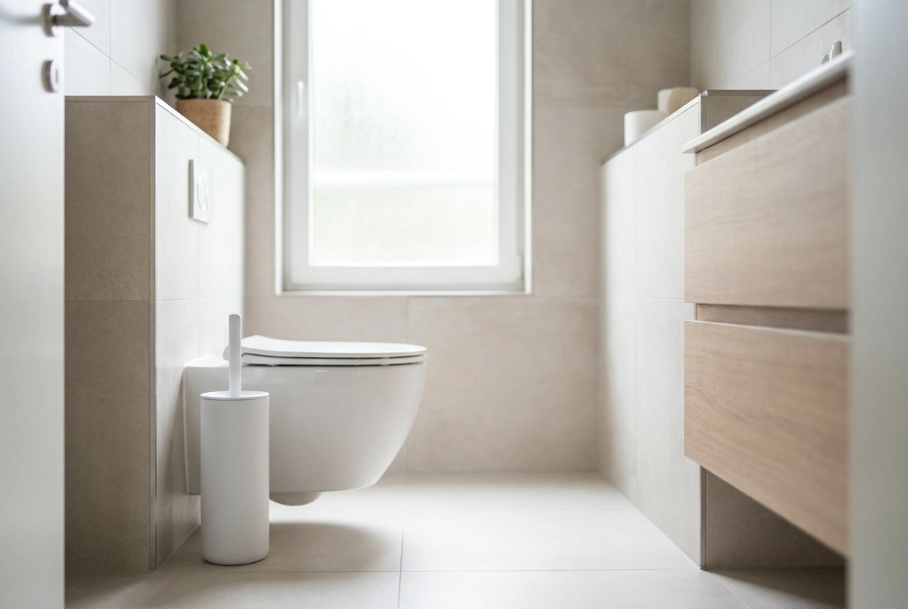 When a disposable toilet brush makes hygienic cleaning easier