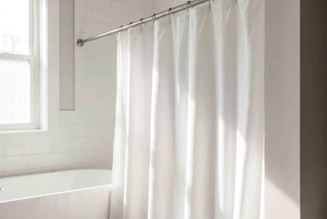 How to Install and Clean a Shower Curtain and Rod