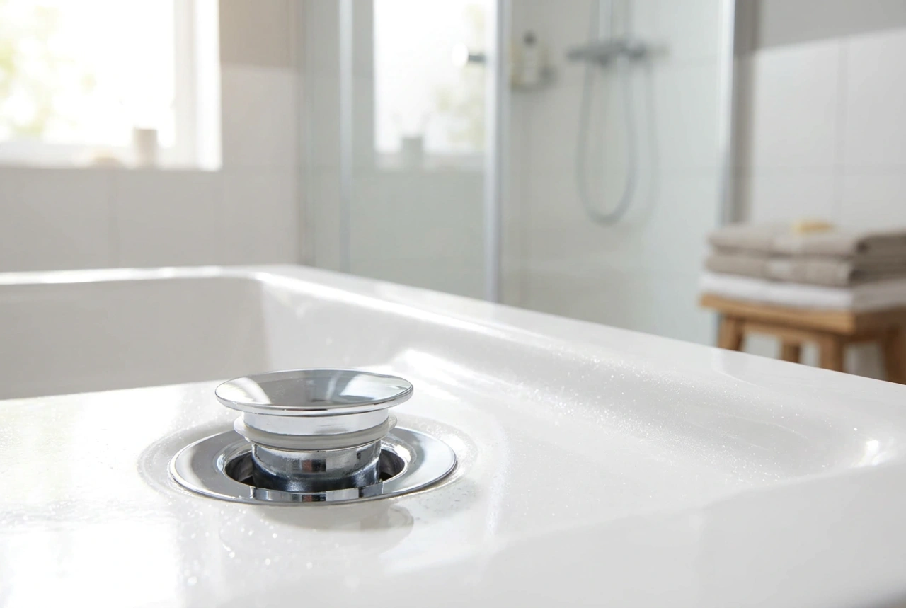 How to Clean a Click-Clack Bath Plug of Hair and Soap Scum