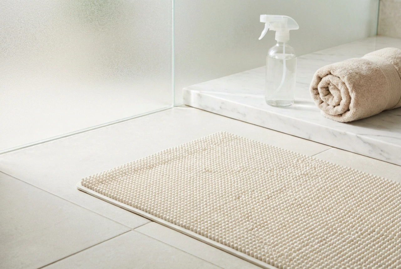 How to Clean a Non-Slip Shower Tray Mat After Every Shower