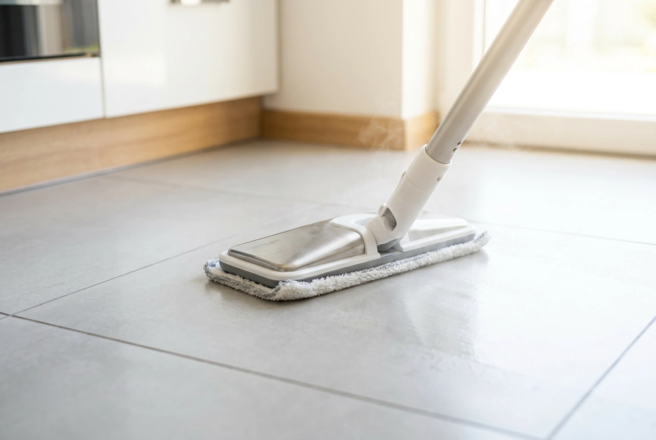 Steam Cleaning Tiles Without Streaks, Stains, or Overheated Grout