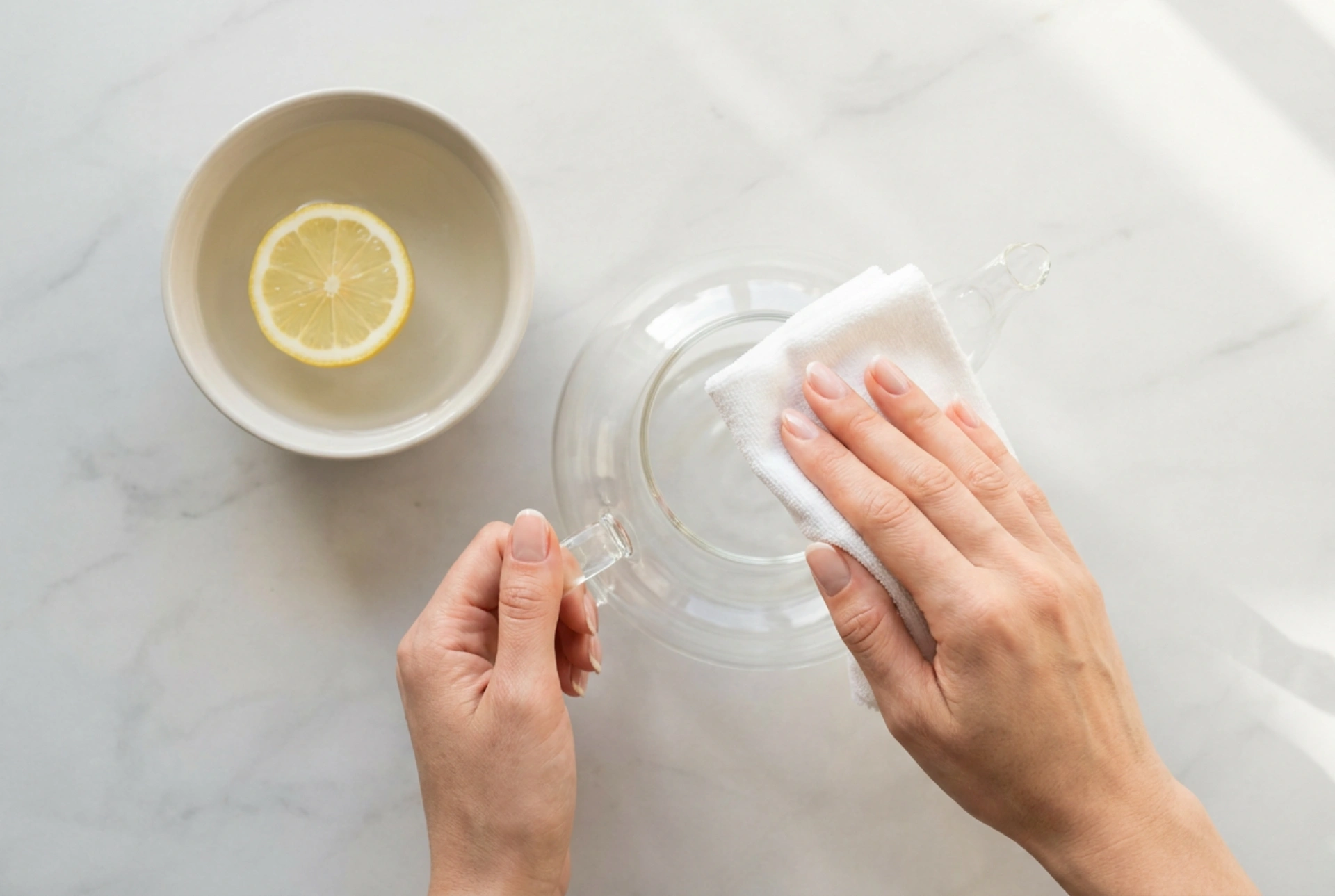 How to Safely Clean Tea Stains from a Glass Teapot