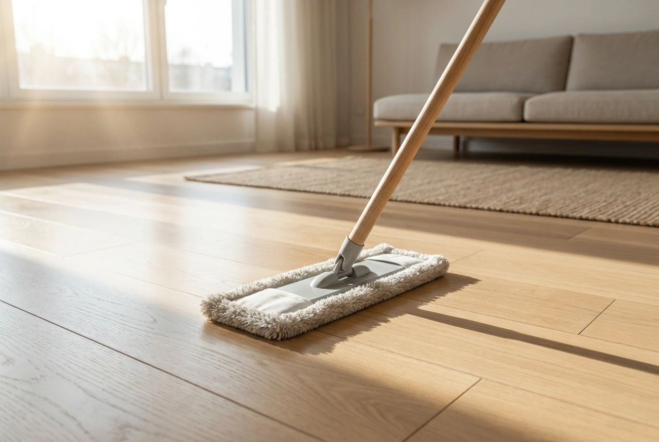 How to Use Floor Disinfectant Without Leaving Sticky Residue and Streaks
