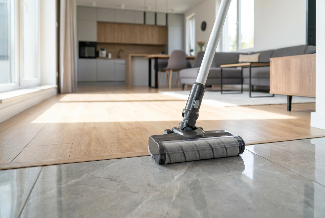 How to Use a Vacuum Mop on Laminate and Tile Floors