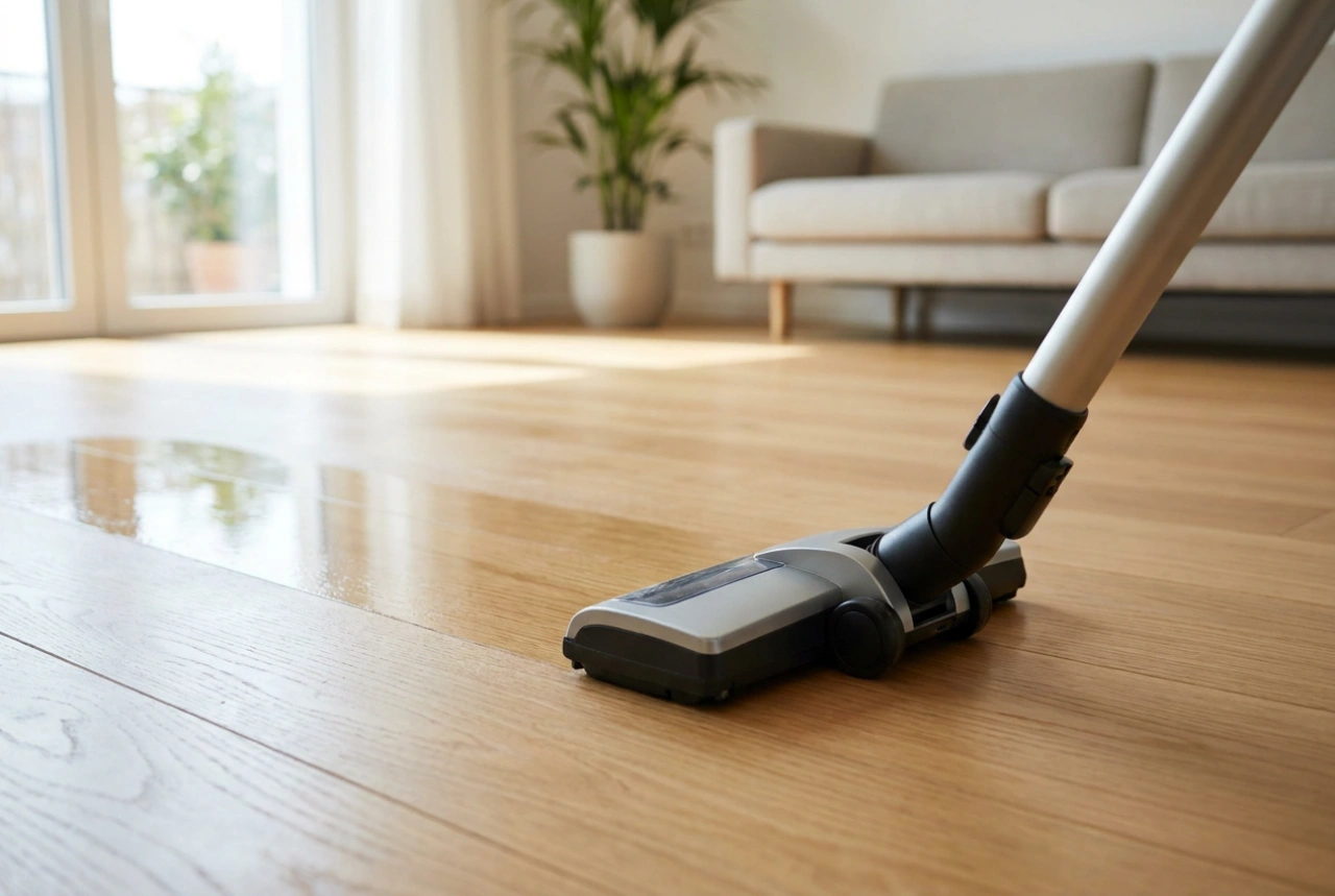 How to Guide a Wet-Dry Vacuum Cleaner on Hard Floors
