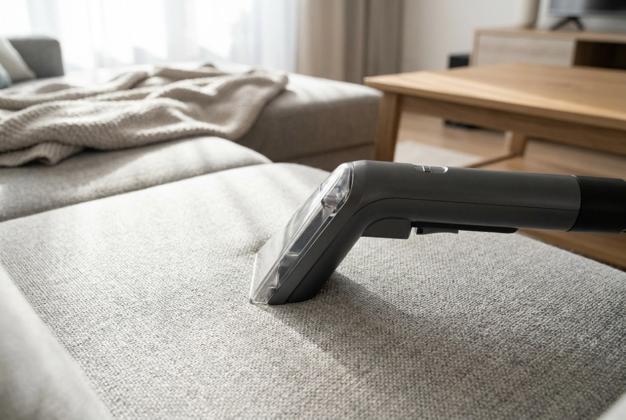 How to Clean a Sofa with a Handheld Extraction Cleaner