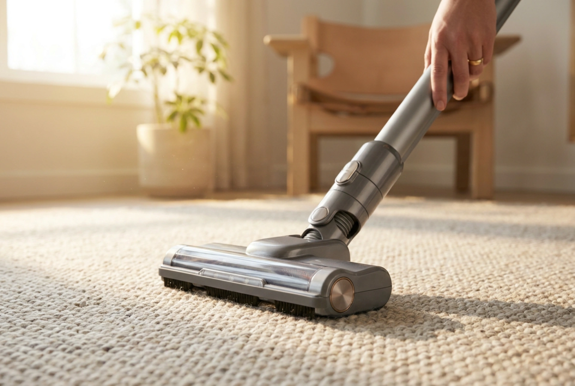 How to Vacuum Carpets with a Cordless Vacuum Without Rapid Battery Drain