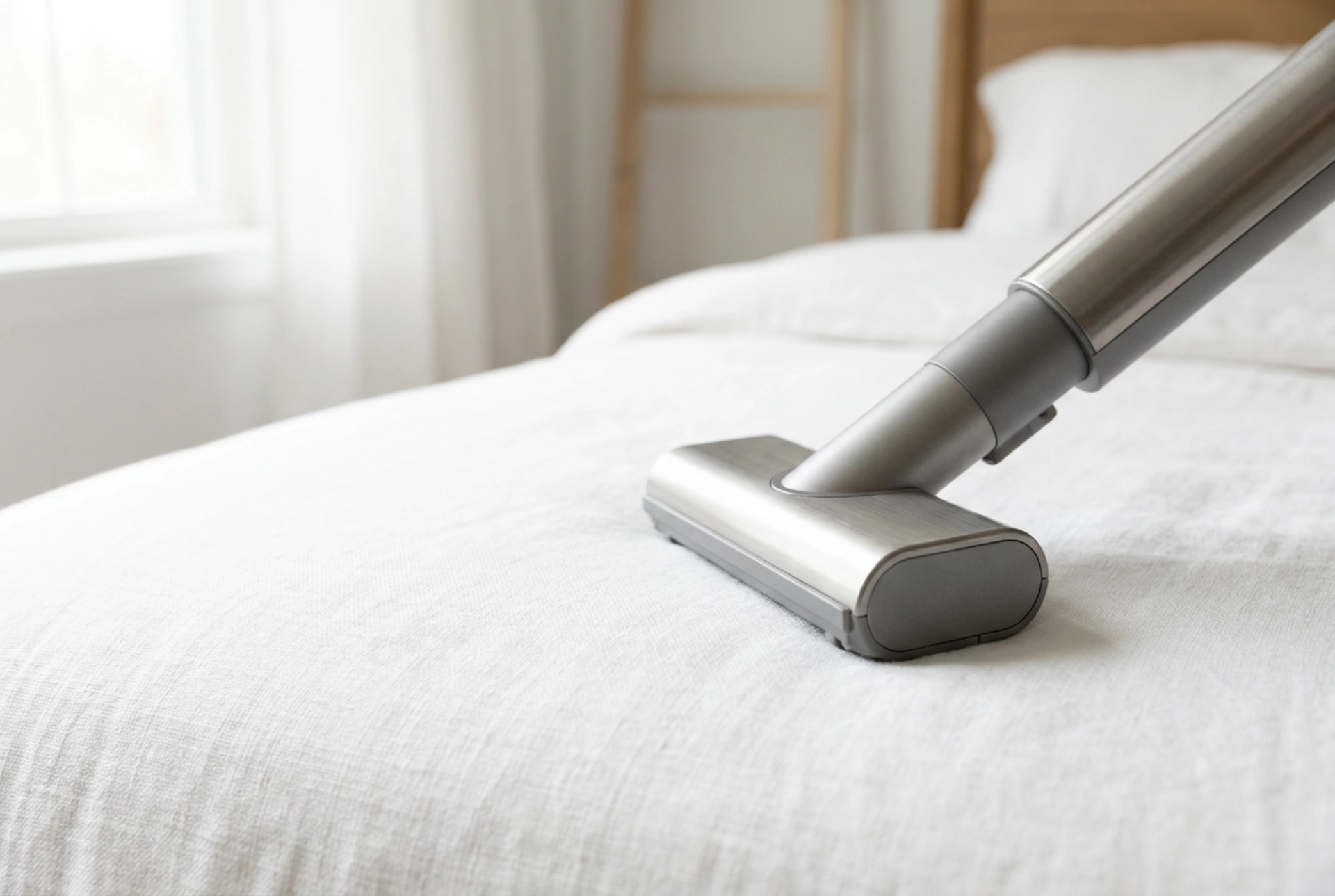 How to use a vacuum cleaner to remove dust mites from a mattress