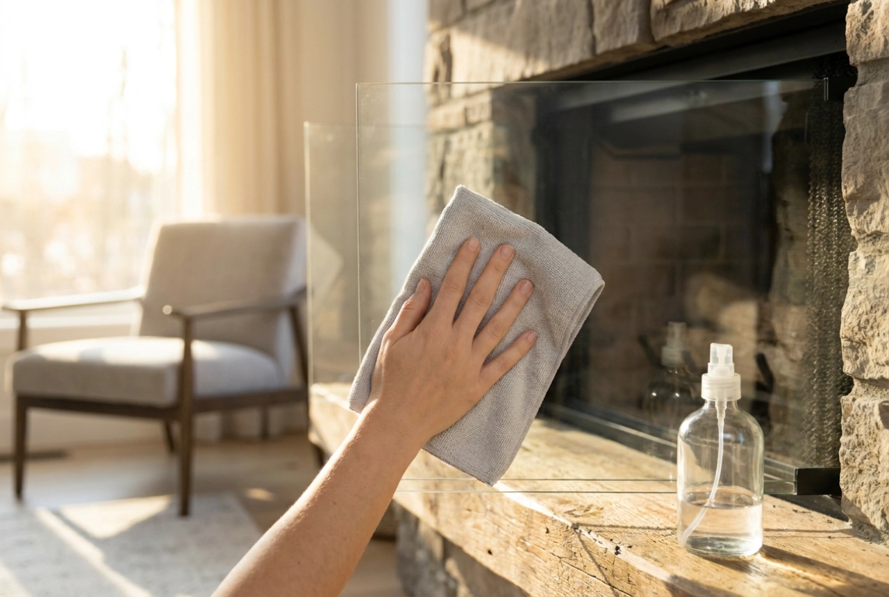 How Fireplace Glass Cleaners Work and When to Use Them