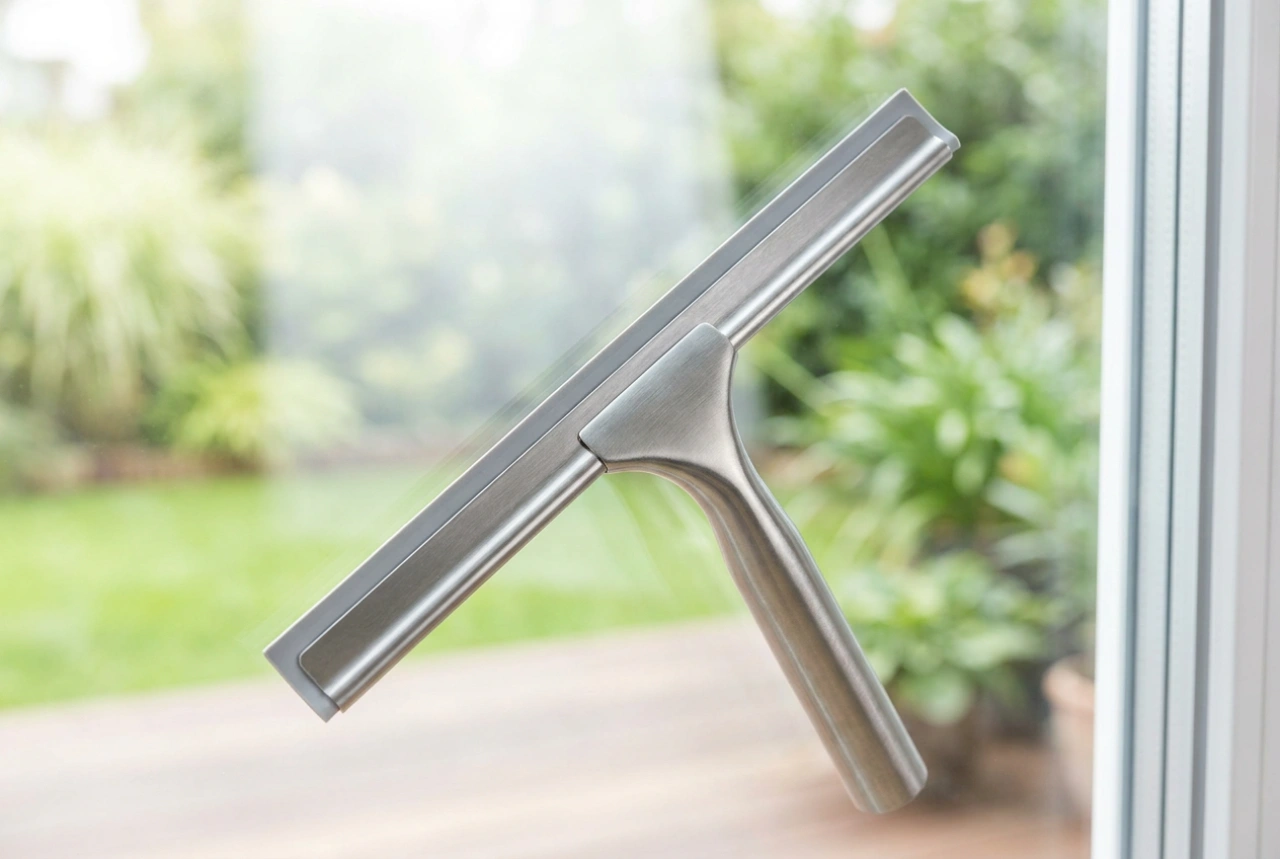 How to Use a Telescopic Window Squeegee Without Streaks