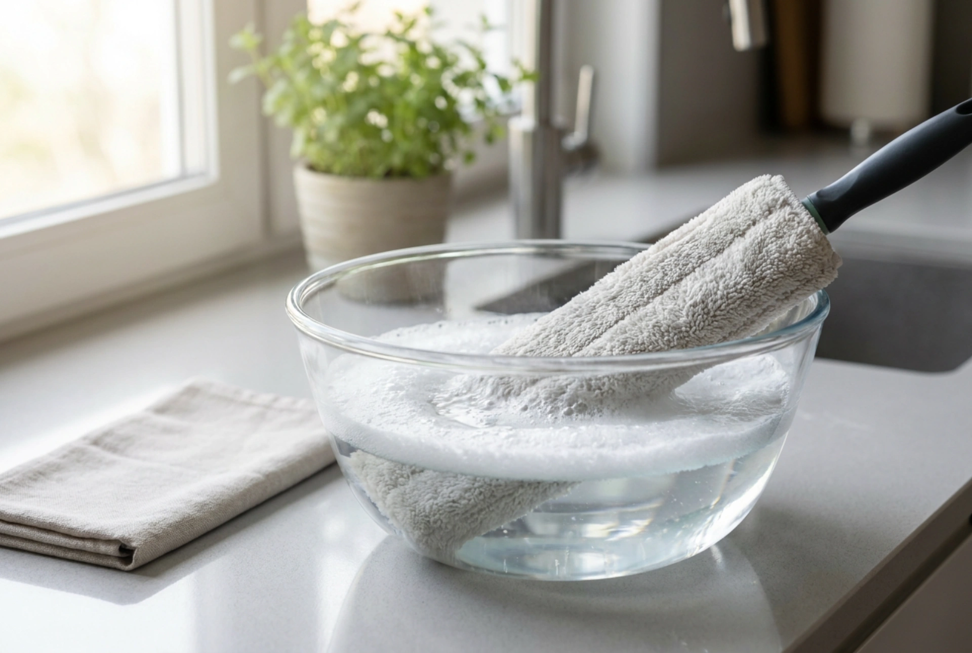 The Window Washer Sleeve and Fluid Application Techniques for Large Glass Surfaces