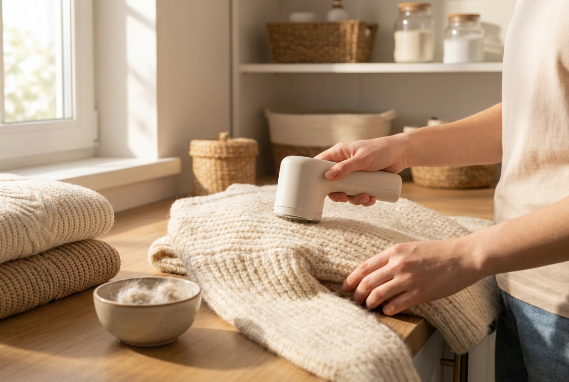 Fabric Shavers and Step-by-Step Knitwear Restoration