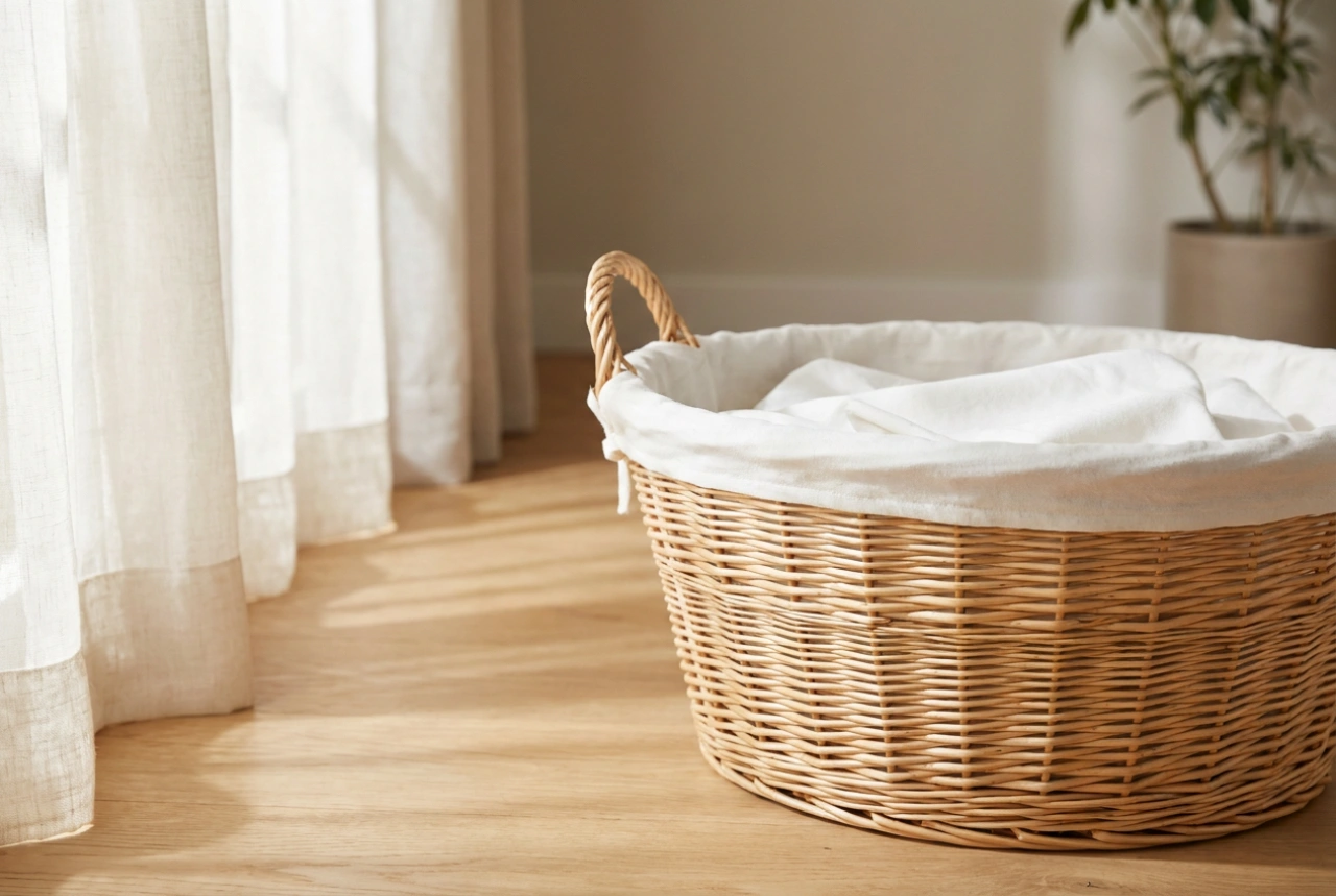 Wicker laundry baskets and the science of hygienic laundry storage
