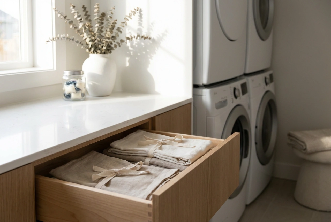 Pull-Out Laundry Baskets and Order Before Wash Day