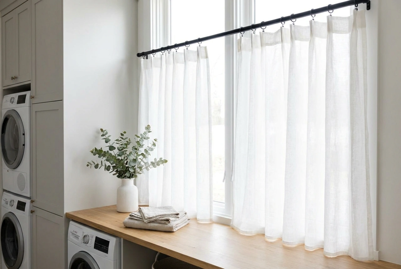 How to Wash Sheer Curtains to Restore Whiteness and Eliminate the Need for Ironing