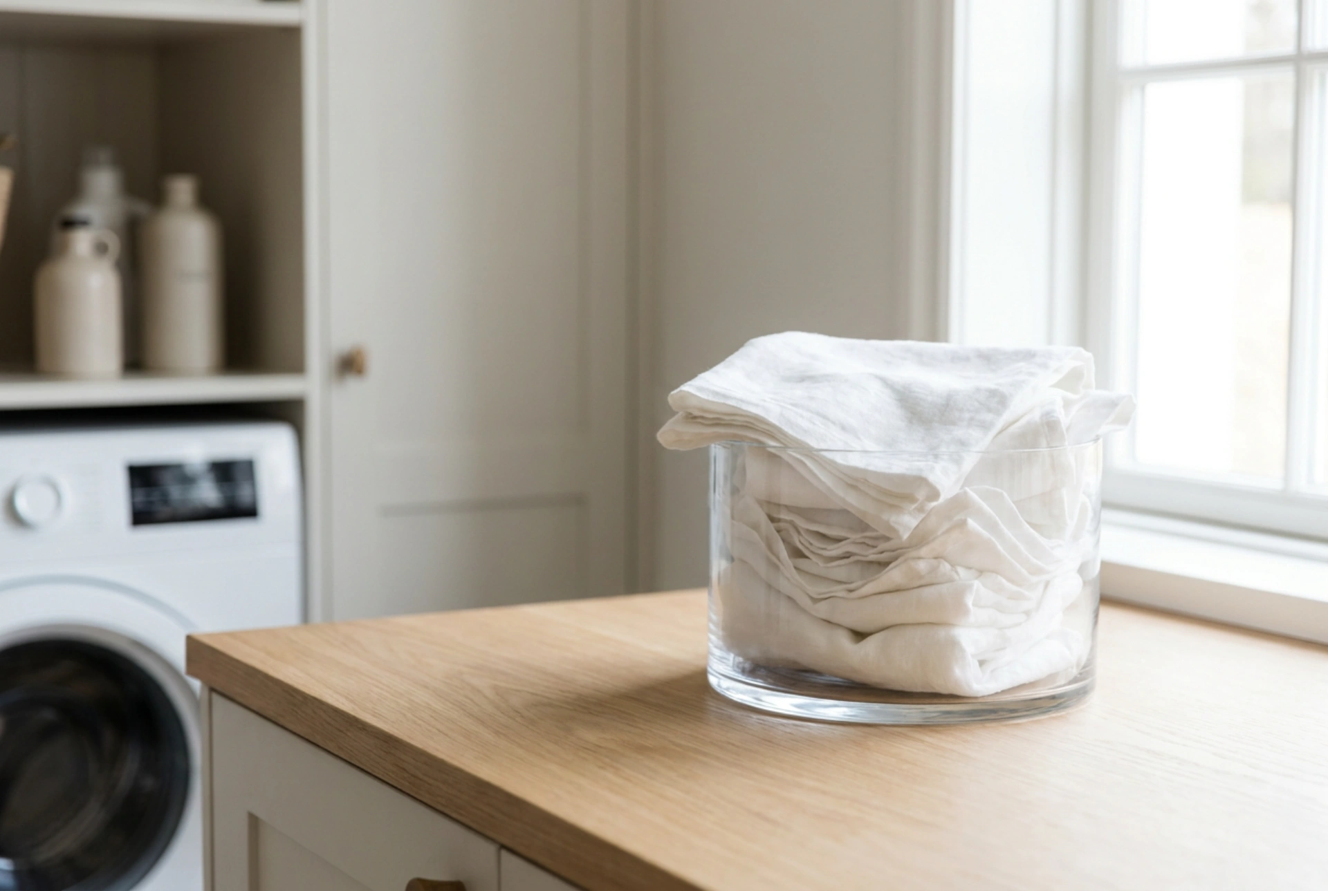 Safe Bleaching of White Laundry Without Weakening Fibres or Yellowing