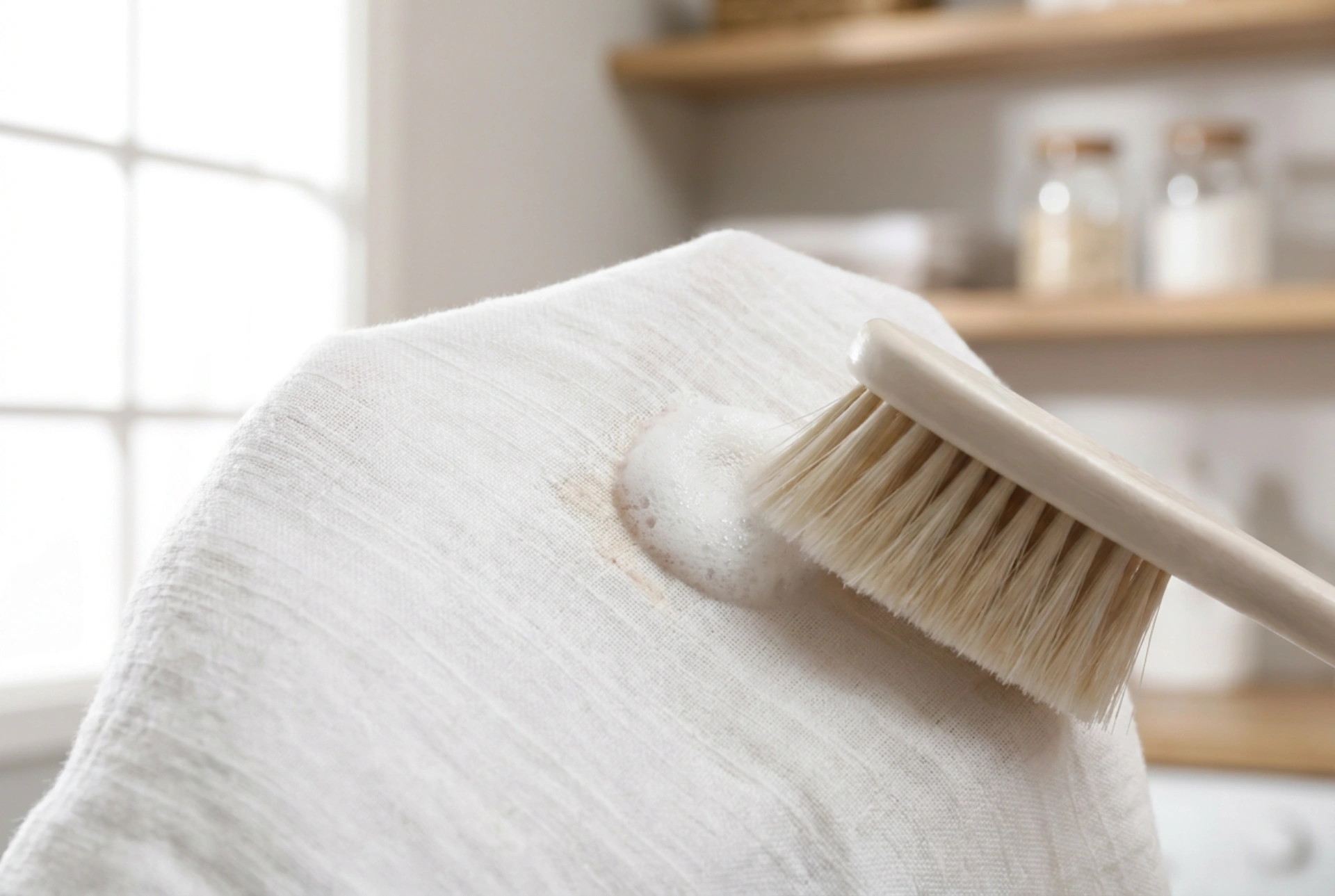How to treat grease stains on clothing before machine washing