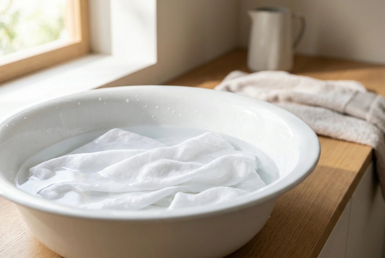 Removing Blood Stains with Cold Water and Proper Soaking