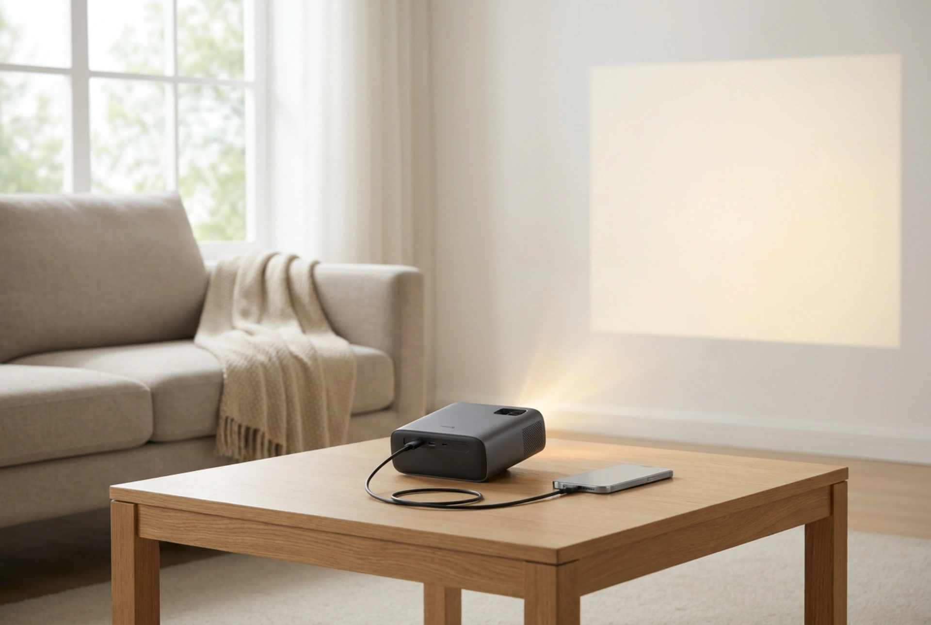 How to Connect a Mini Projector to a Phone and Achieve a Sharp Image