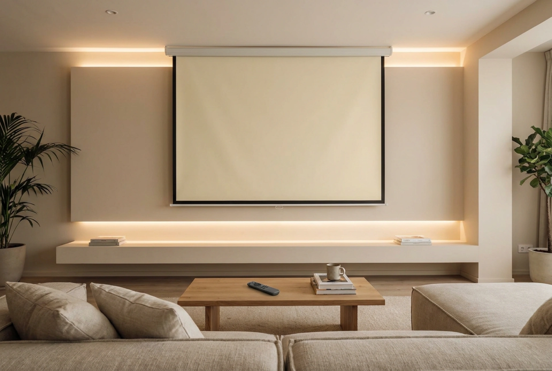 Electric Projector Screens and Integration of Home Control Systems
