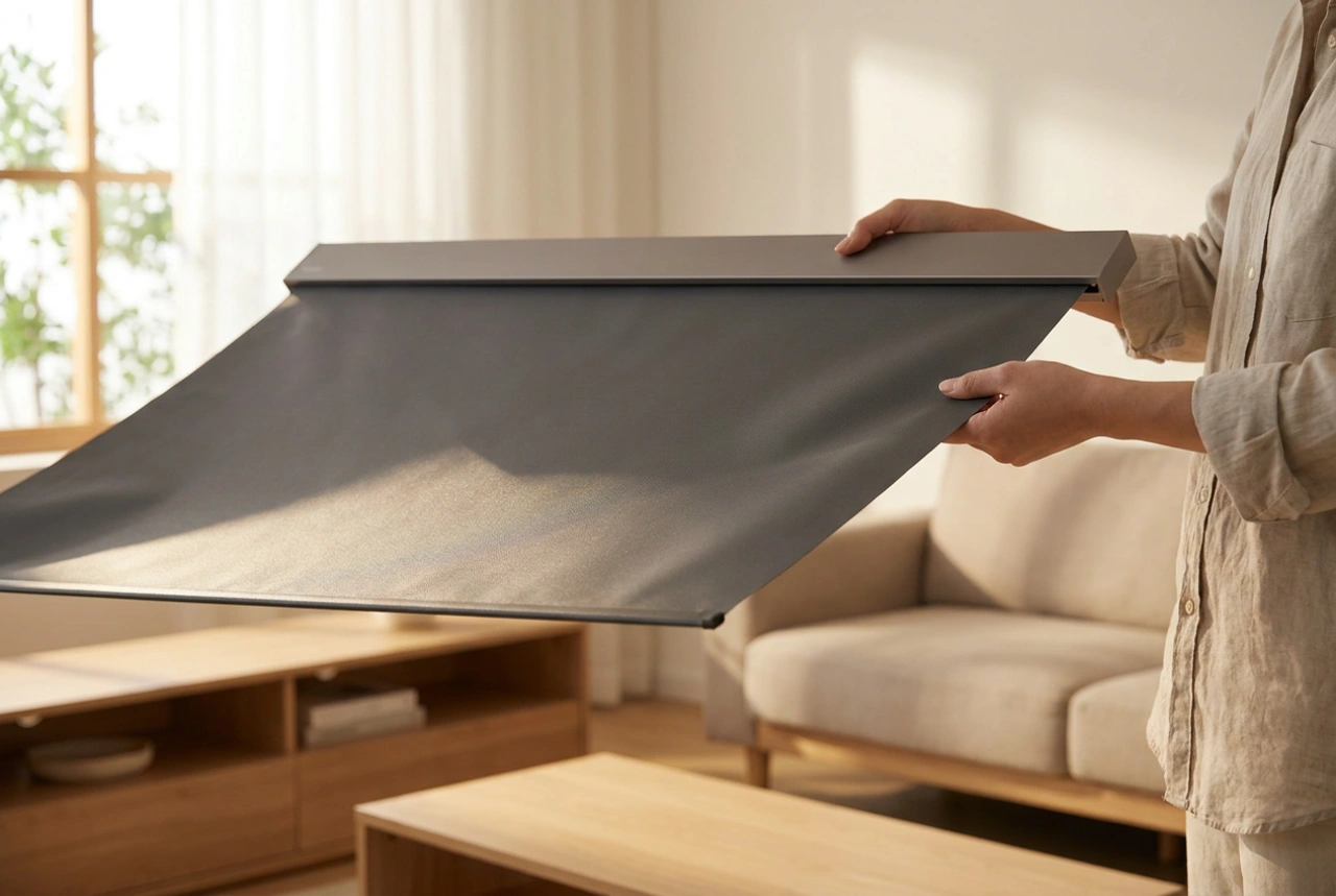 How to Transport and Set Up a Portable Projector Screen