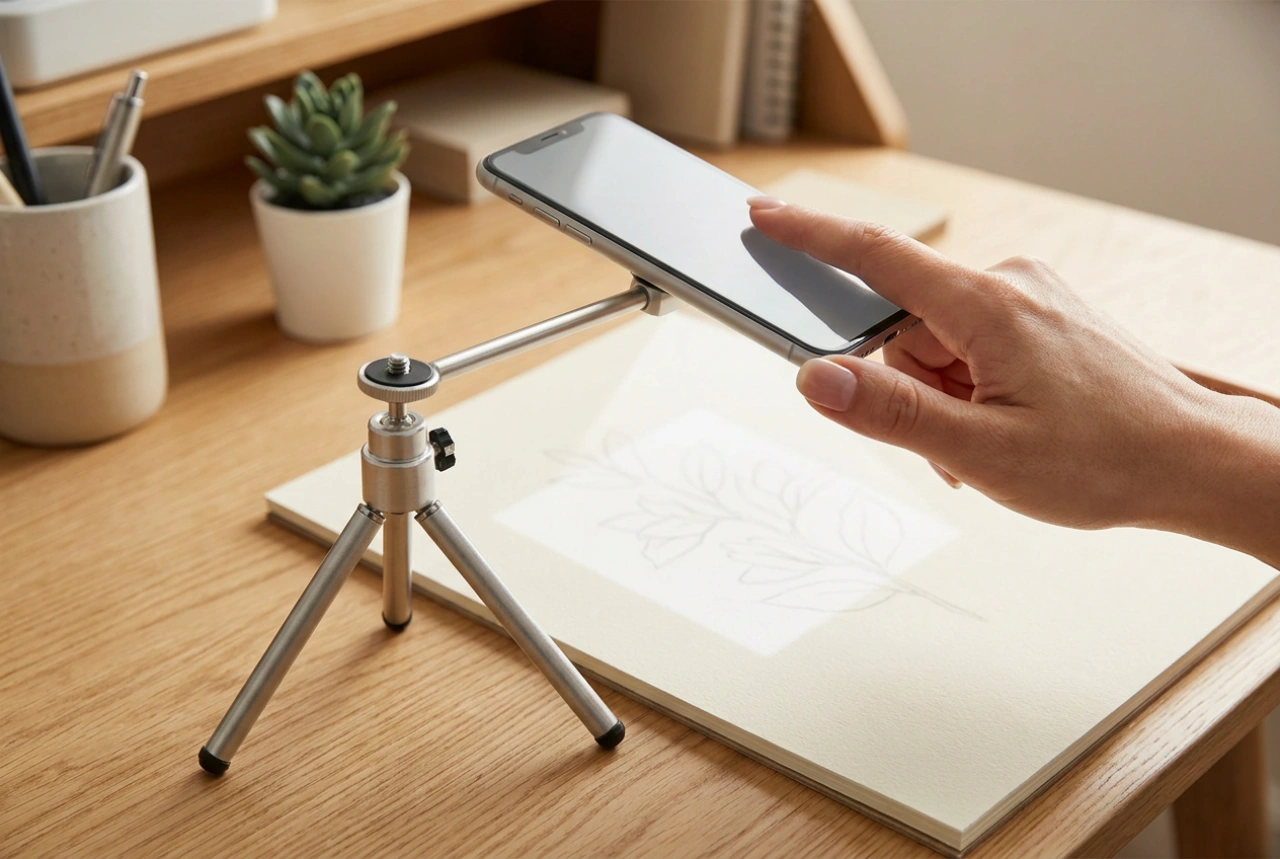 How to Use a Smartphone Projector for Drawing Outlines