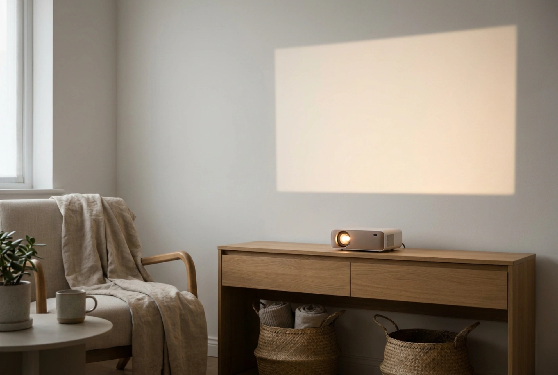 How to Set Up a Projector for Wall Projection