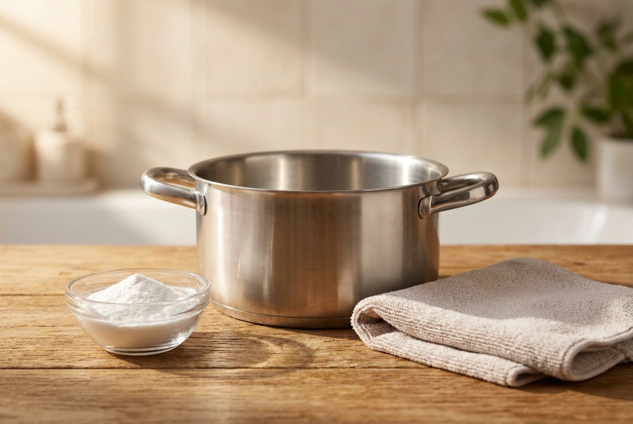 How to Remove Burn Marks from Pots Using Baking Soda and Controlled Heat