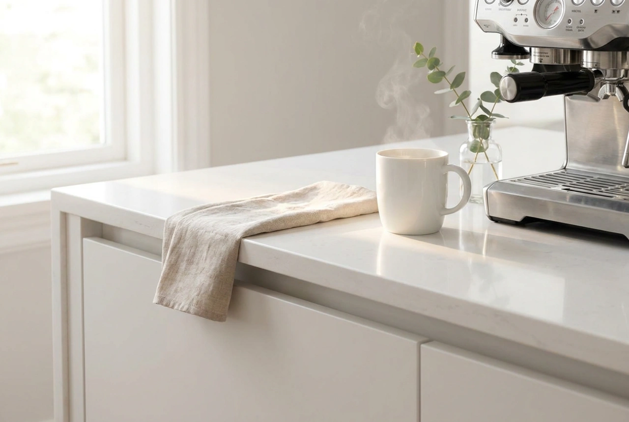 Safe maintenance of built-in coffee machines