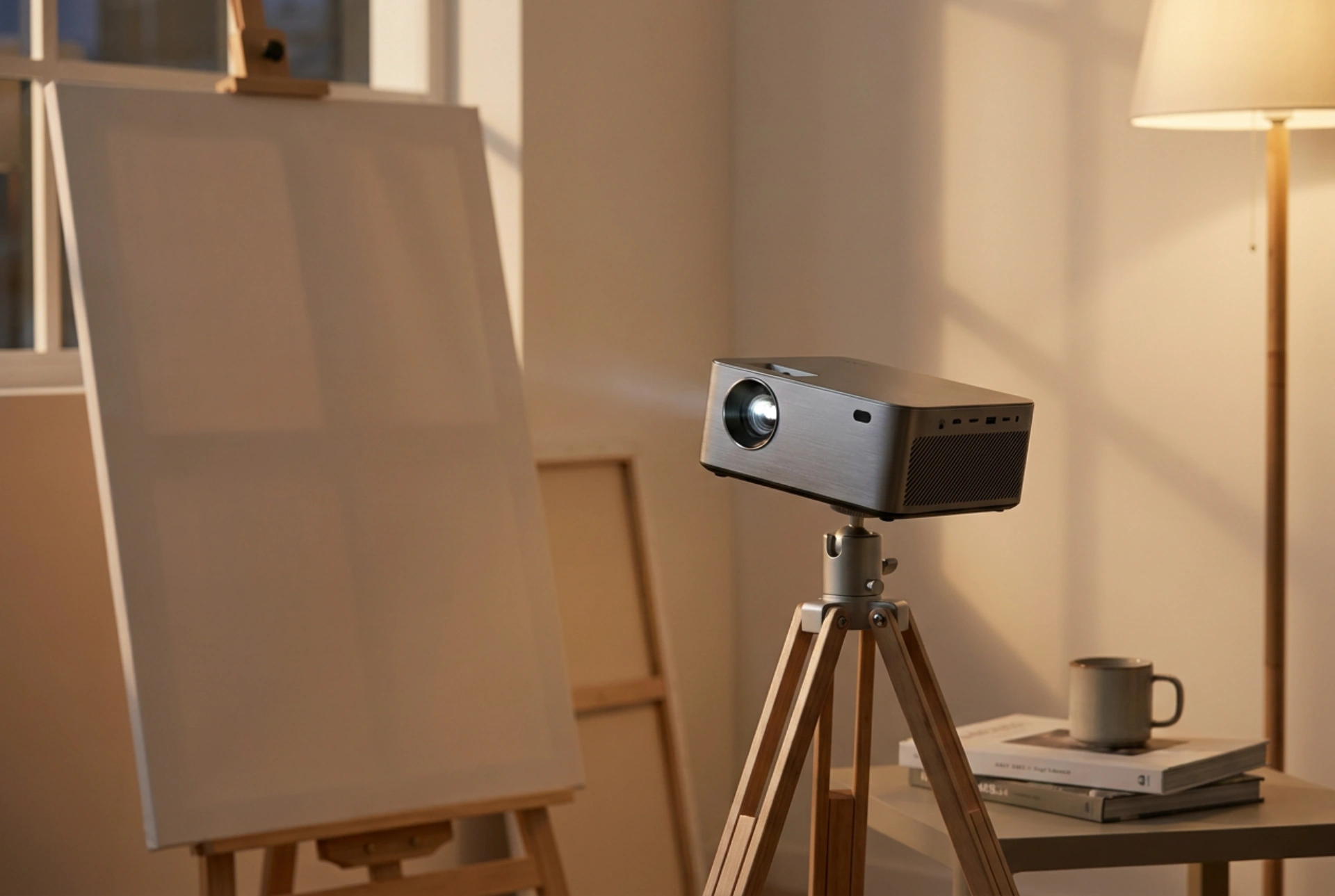 How to Set Up a Drawing Projector for Painting at an Easel