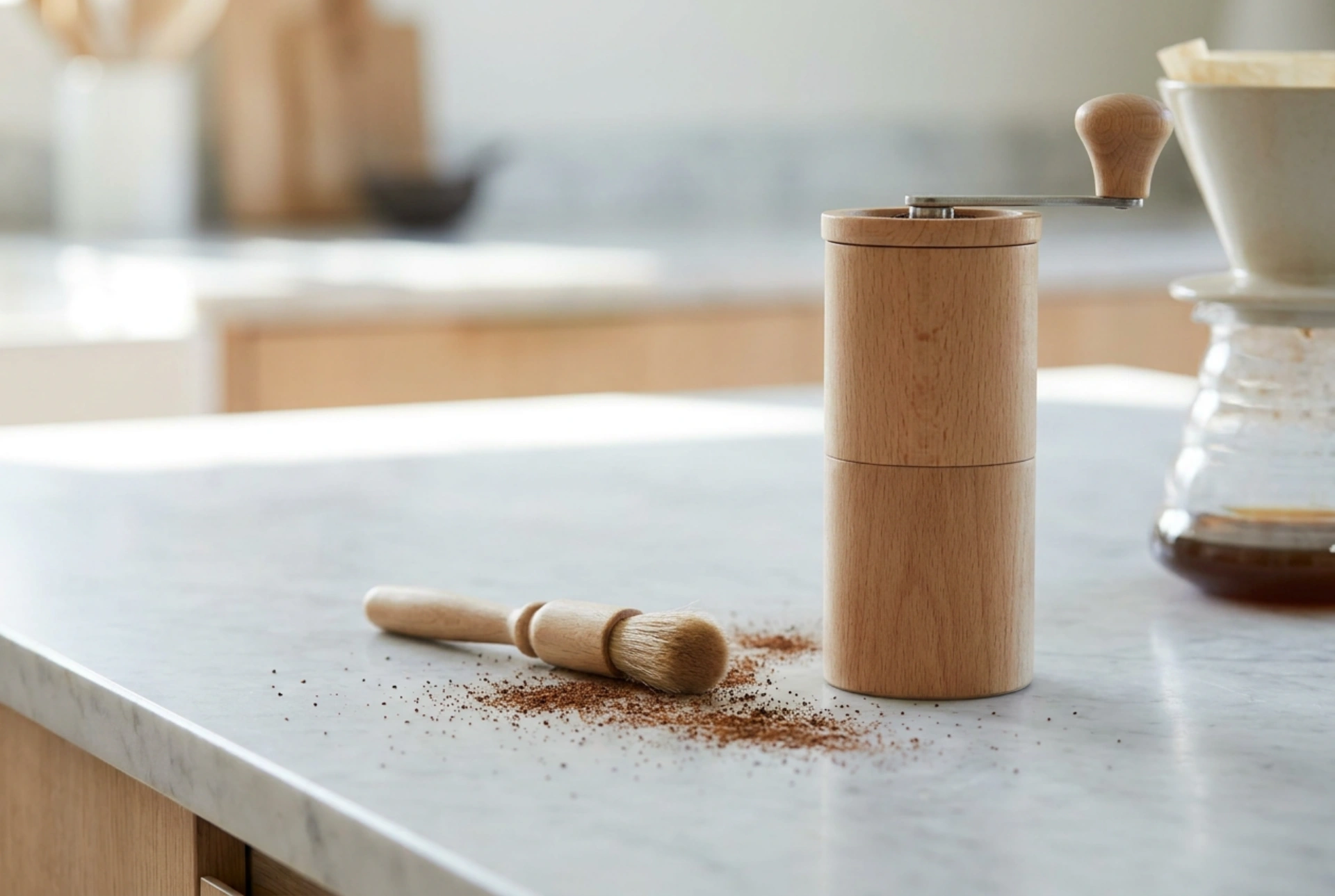 How to Clean a Manual Coffee Grinder Without Rinsing the Burrs