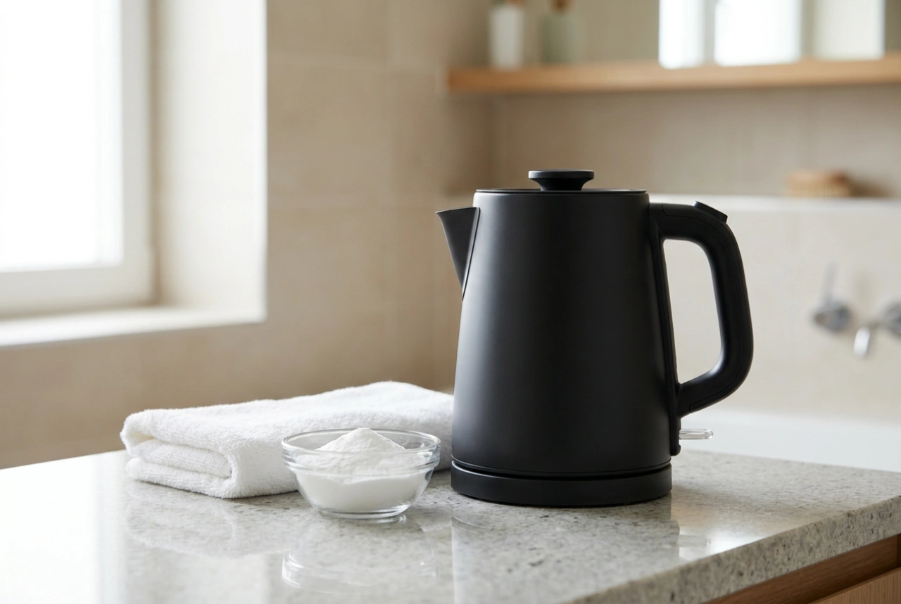 How to Clean a Black Gas Kettle from Limescale and Burn Marks