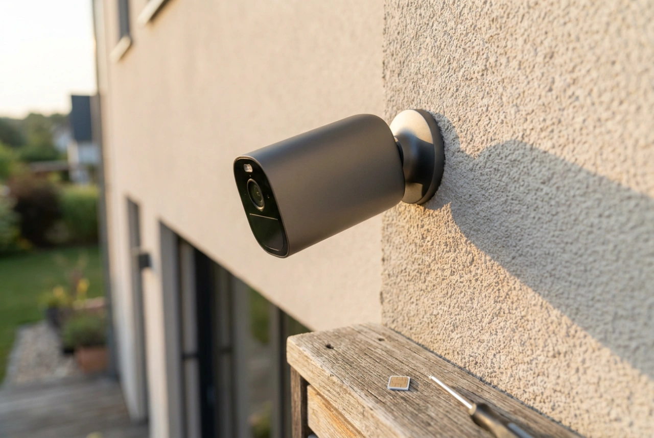 How to prepare an outdoor SIM card camera for operation