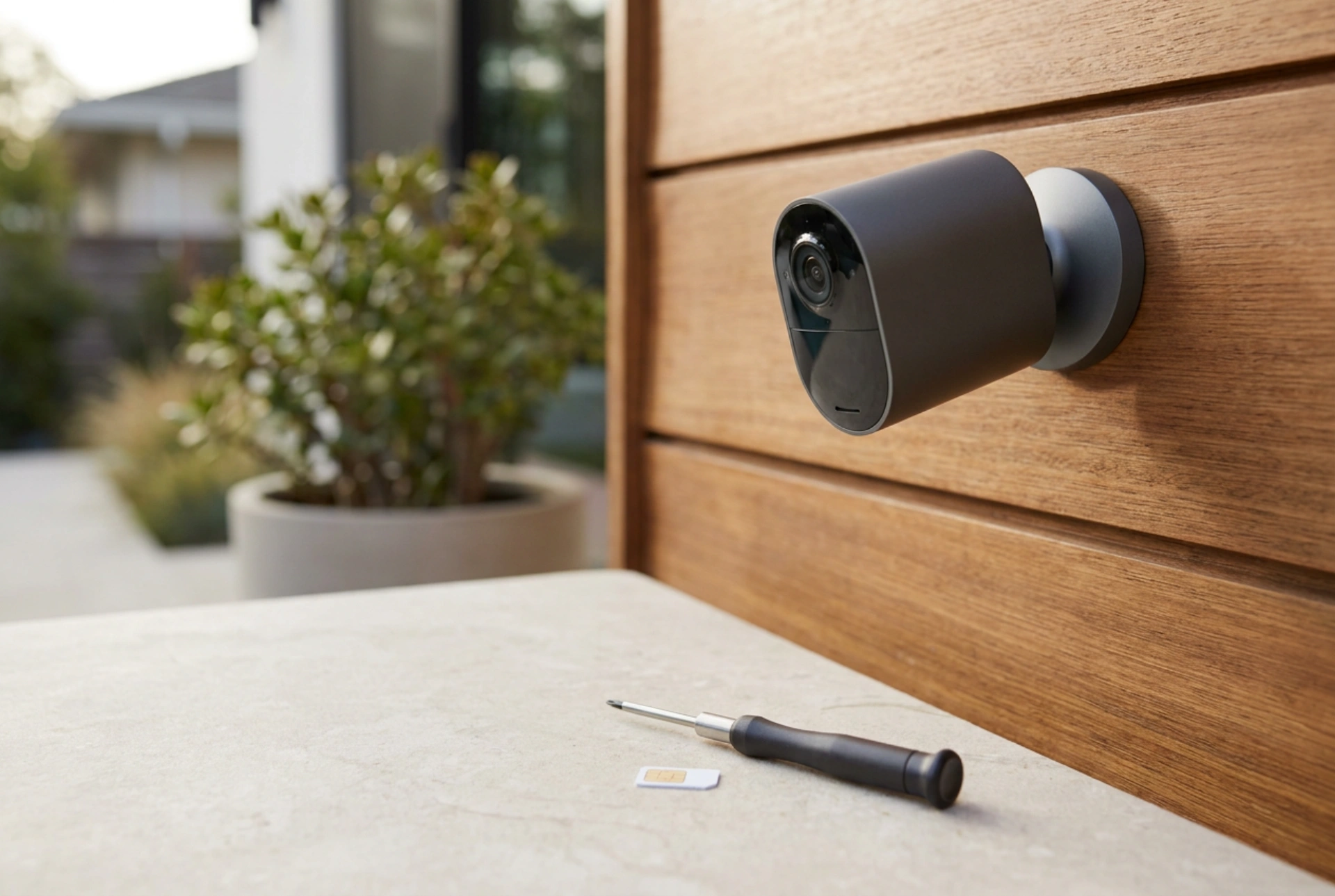 How to Set Up an Outdoor Security Camera with a SIM Card