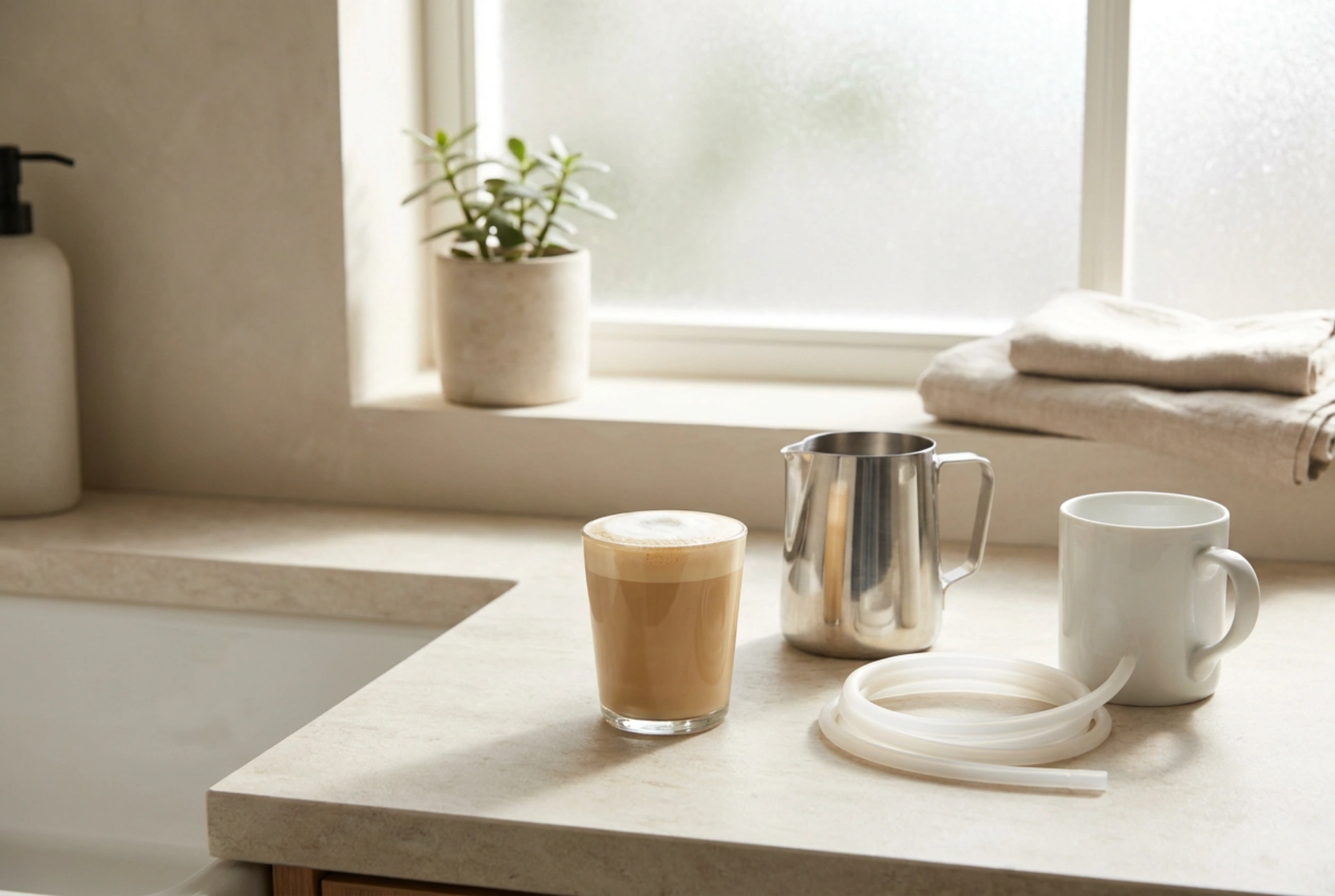 How to Disinfect the Milk Hose in a Coffee Machine