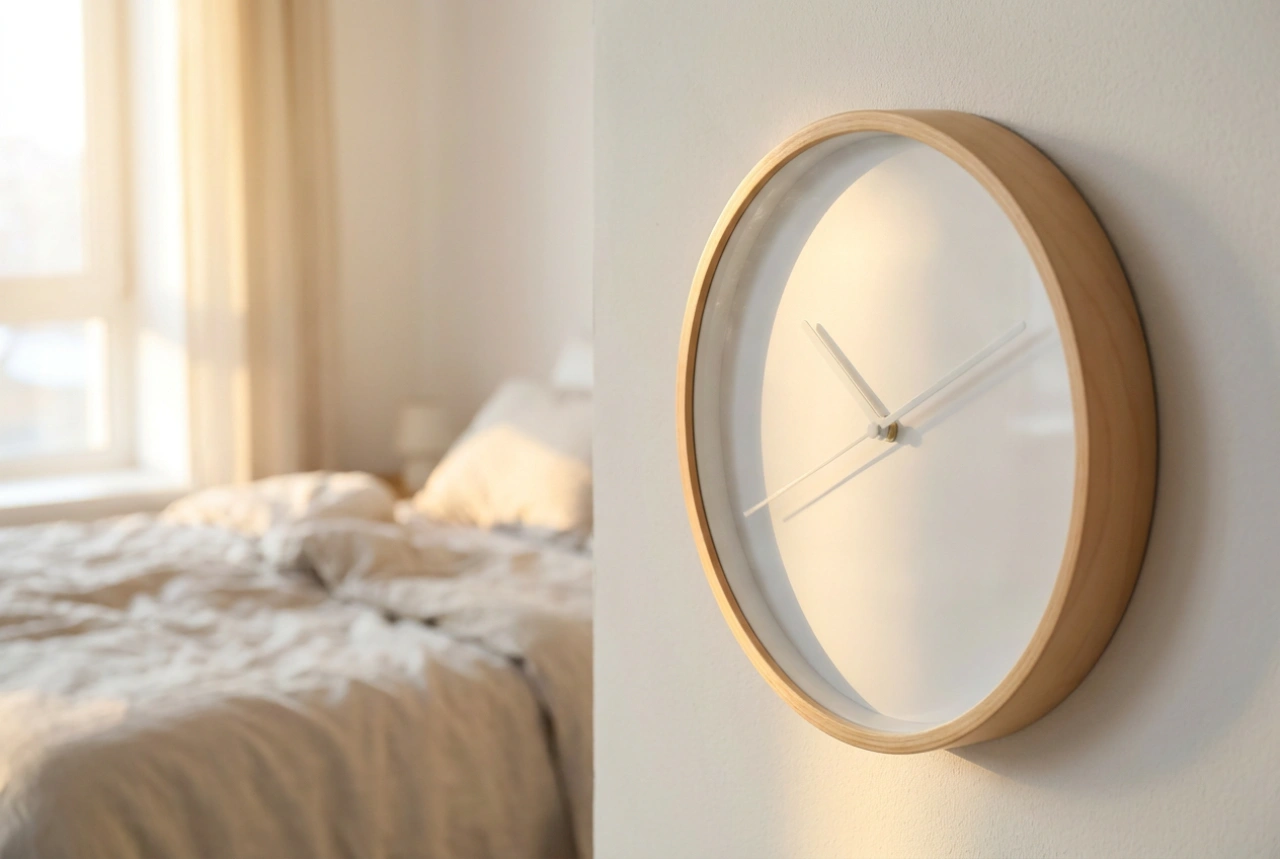 How to Choose a Bedroom Wall Clock That Does Not Disturb Your Sleep