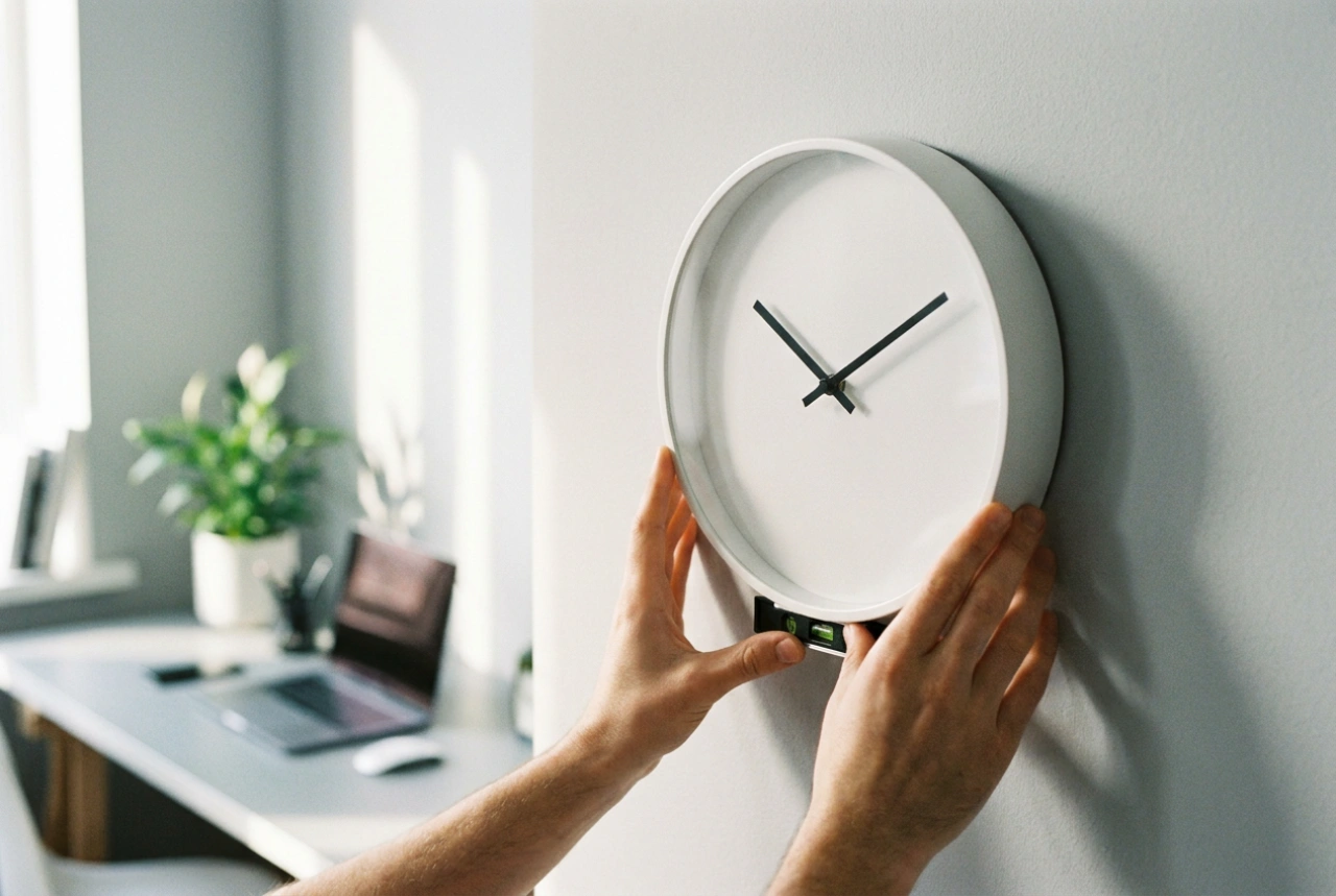How to Hang a Wall Clock in an Office for Maximum Readability