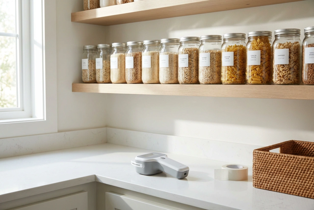 How to Choose and Use Label Makers for Durable Shelf Organization