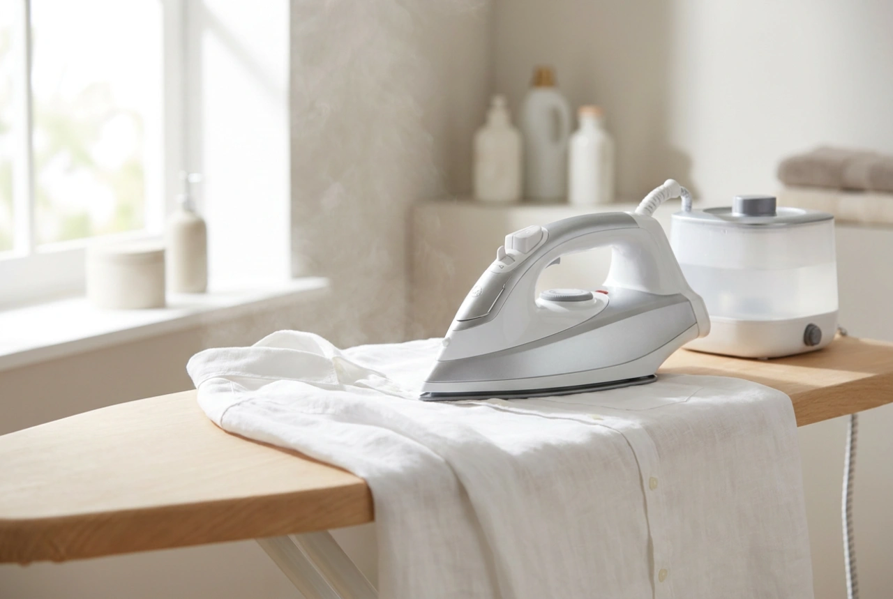 How to Iron Without Creases Using a Steam Generator Station and Board