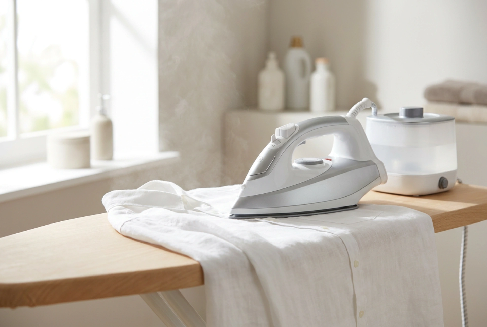 How to Iron Without Creases Using a Steam Generator Station and Board