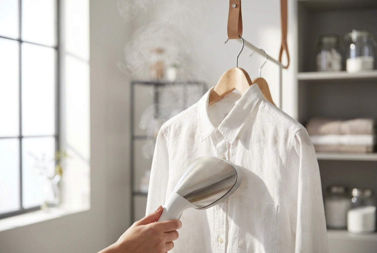 How to Smooth Clothes with a Vertical Garment Steamer