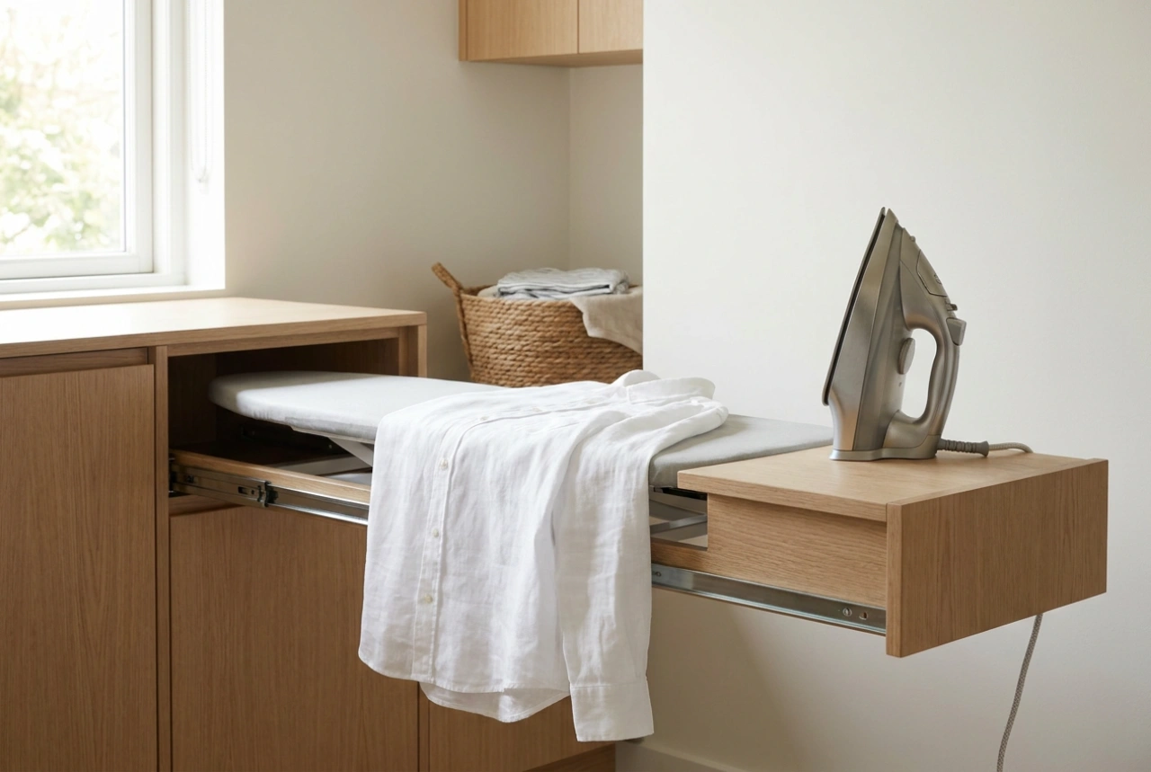 Built-In Ironing Boards and Home Organization