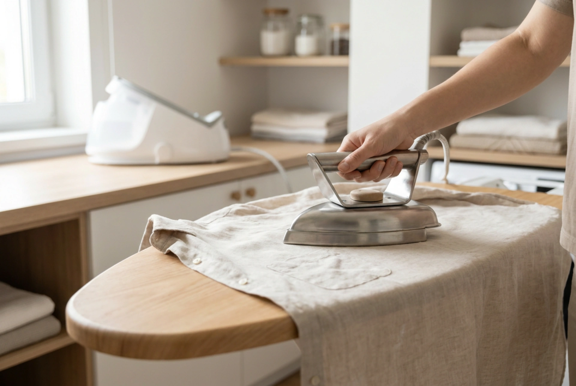 How to Iron with a Steam Generator Iron Without Dampening Clothes