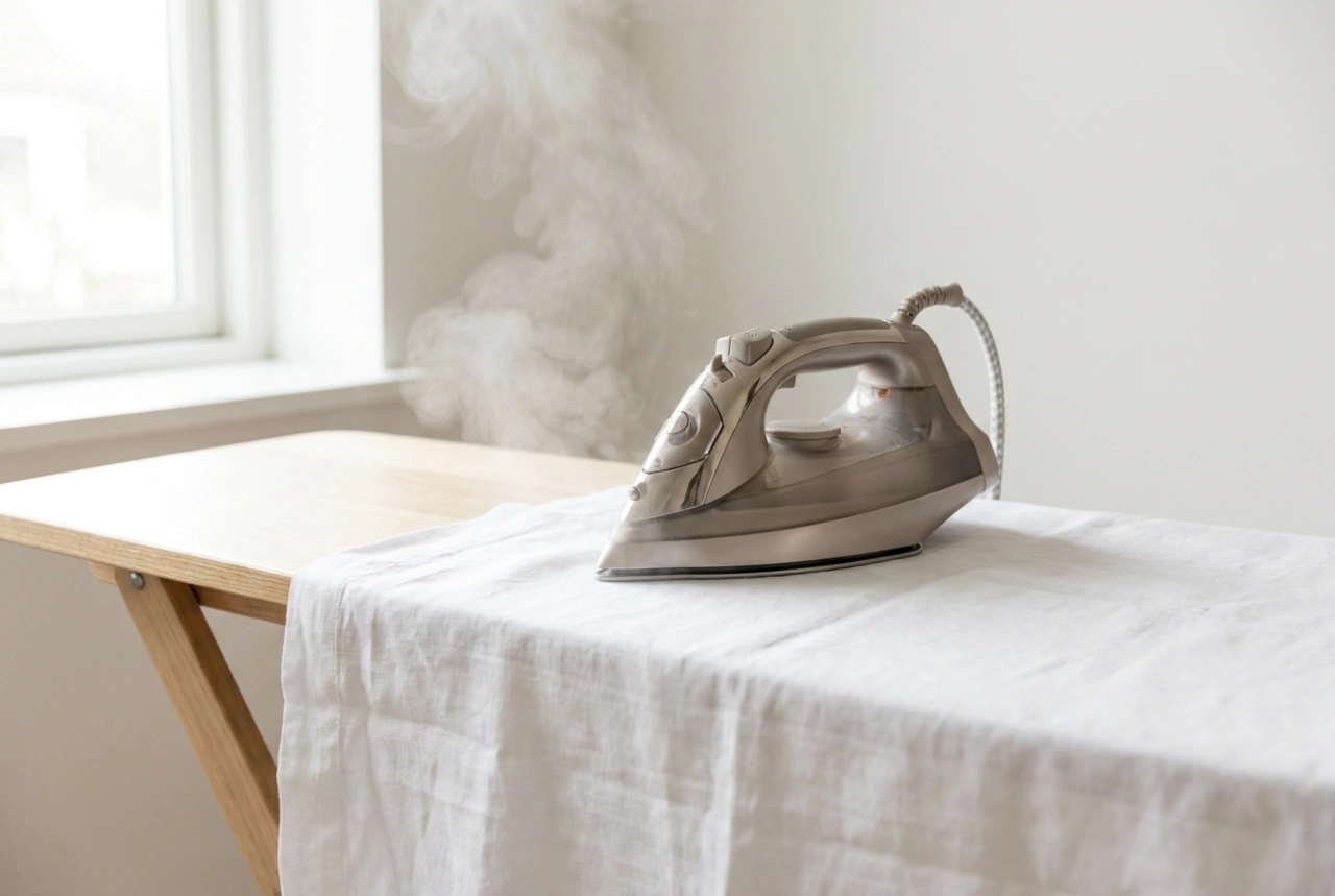 How to use a steam generator iron for heavy and delicate fabrics