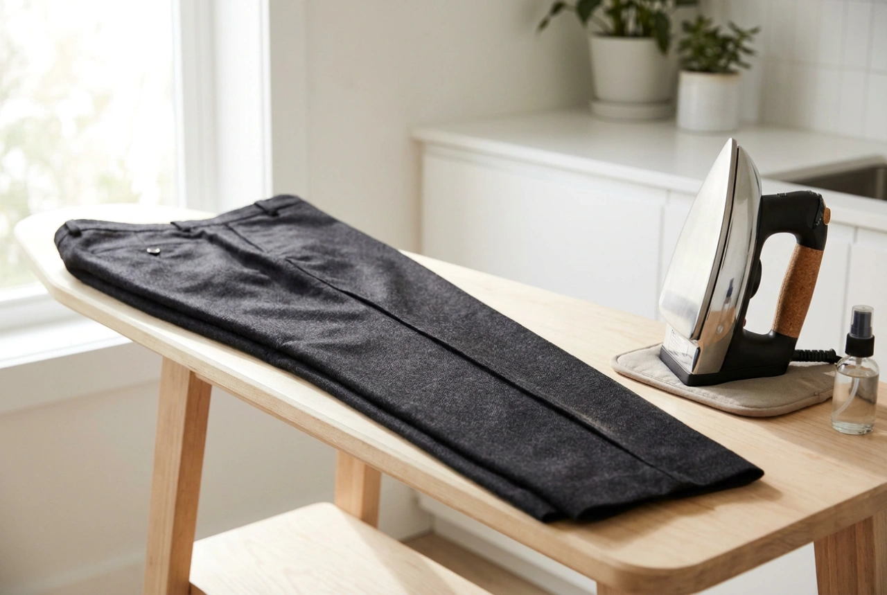 How to Iron Trousers with a Perfect Crease and No Double Lines