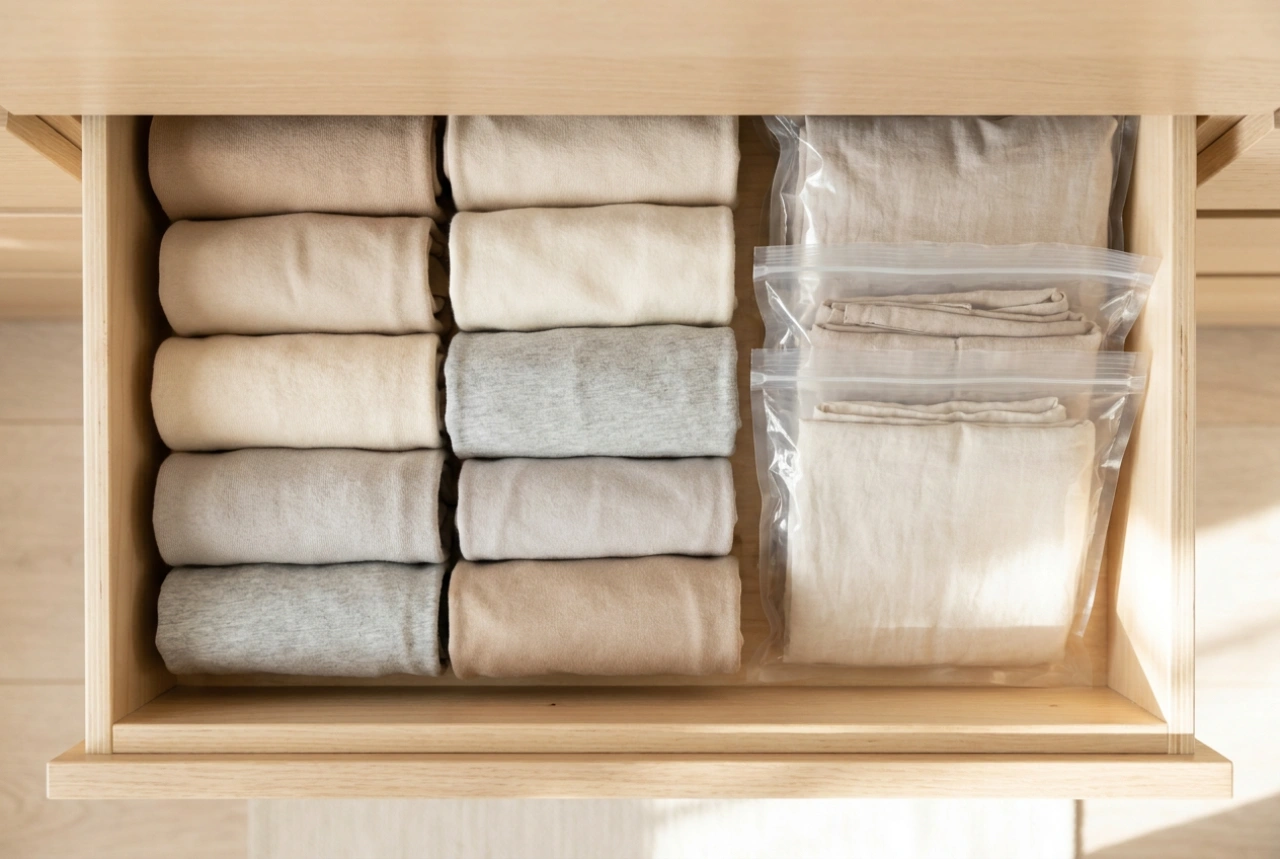How to Fold Clothes for Vacuum Bags to Maximize Space