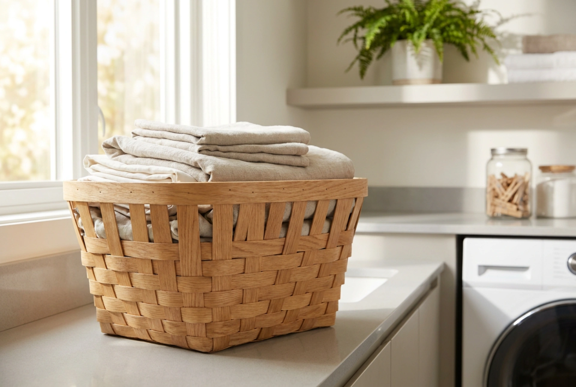 How to Protect a Wooden Laundry Basket from Moisture