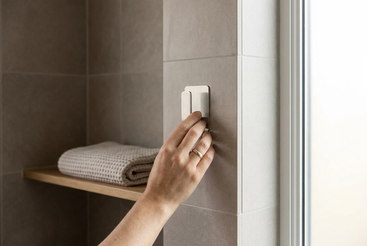 How to Apply Self-Adhesive Towel Hooks to Ensure They Stay Put